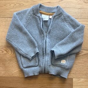 Zara Baby Knit Zip Sweater